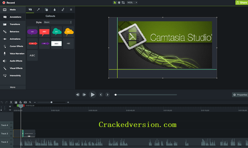 Camtasia Studio Crack Key
