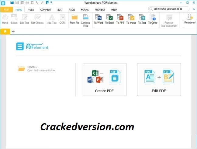 Wondershare PDFelement Crack Registration Code