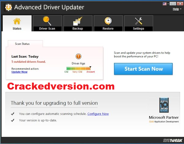 advanced driver updater crack